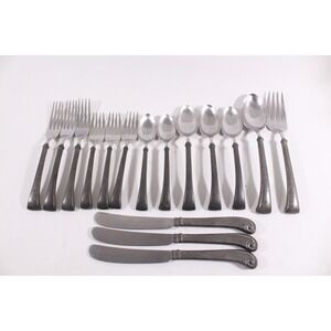 International Silver pewter flatware Northford 16‎ Pieces